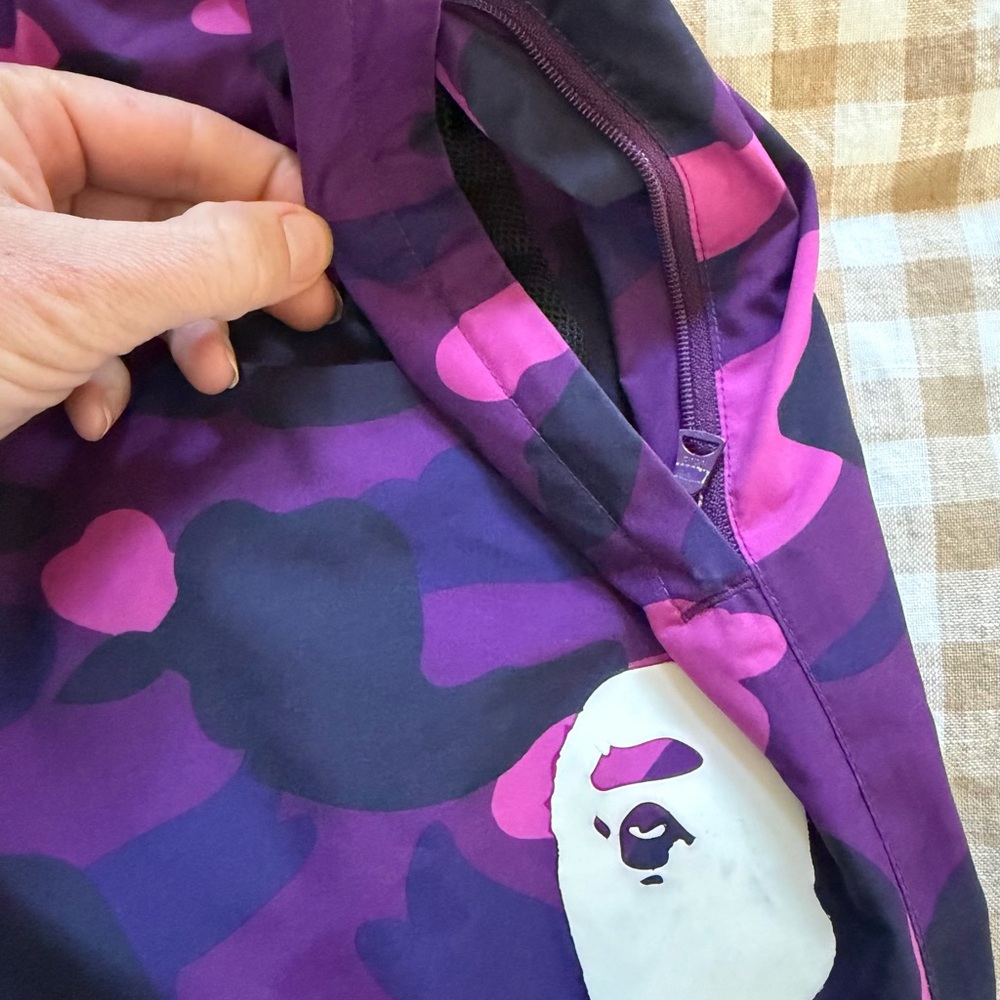 BAPE Purple Camouflage Joggers - Picture 4 of 9